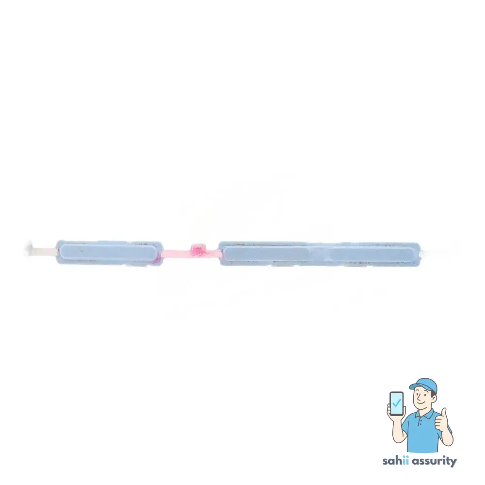 Volume Side Button Outer for Motorola Moto G84 Light Blue